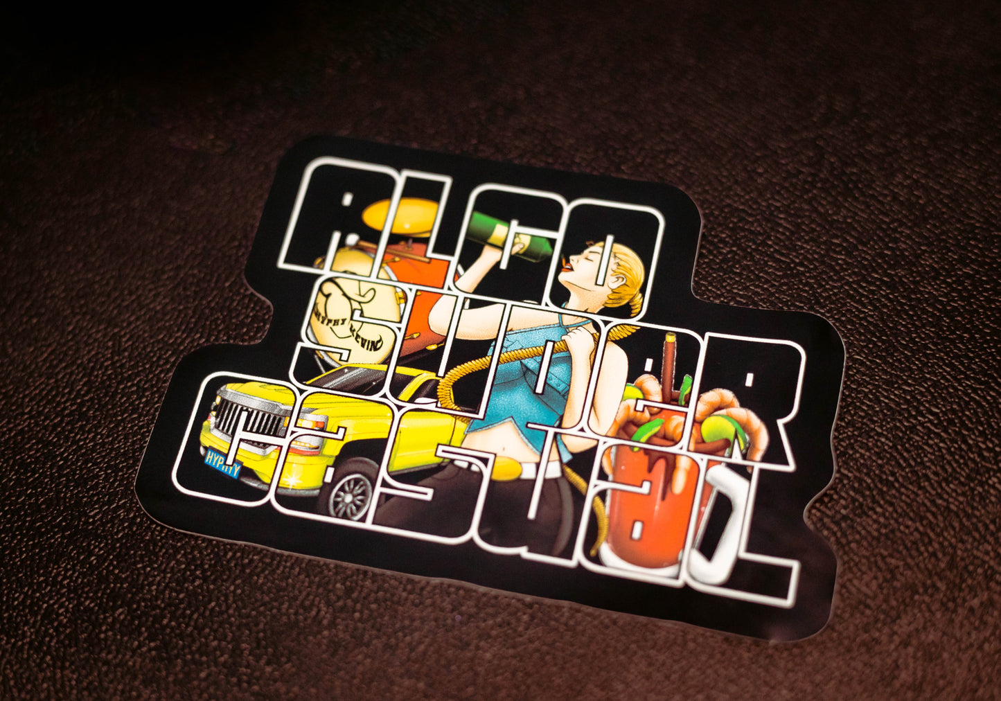 La Hyphy Casual Sticker